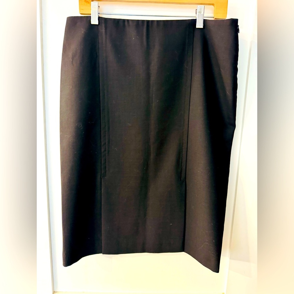 [Gunex] Black Wool Pencil Skirt Sz: 10 NEW🖤